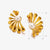 1 Pair Ig Style Flower Asymmetrical Inlay 304 Stainless Steel Artificial Pearls 18K Gold Plated Ear Studs