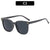 Casual Minimalist Solid Color Ac Square Full Frame Women'S Sunglasses