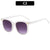 Casual Minimalist Solid Color Ac Square Full Frame Women'S Sunglasses