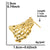 1 Pair Basic Modern Style Classic Style C Shape Solid Color Twist Plating 304 Stainless Steel 18K Gold Plated Ear Studs