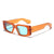 Y2K Modern Style Streetwear Geometric Pc Square Full Frame Women'S Sunglasses