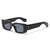 Y2K Modern Style Streetwear Geometric Pc Square Full Frame Women'S Sunglasses