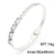 Minimalist Round 304 Stainless Steel 18K Gold Plated Bangle In Bulk