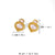1 Pair Elegant Streetwear Oval Plating Inlay 304 Stainless Steel Artificial Pearls 14K Gold Plated Ear Studs