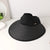 Women'S Casual Minimalist Color Block Big Eaves Sun Hat