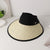 Women'S Casual Minimalist Color Block Big Eaves Sun Hat
