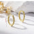 1 Pair Hip-Hop Romantic Solid Color Circle Copper Earrings