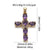 1 Piece Copper Zircon Cross Pendant