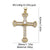 1 Piece Copper Zircon Cross Pendant