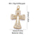 1 Piece Copper Zircon Cross Pendant