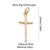 1 Piece Copper Zircon Cross Pendant