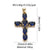 1 Piece Copper Zircon Cross Pendant