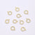 10 Pcs/Package 12*13.5Mm Hole 1~1.9Mm 304 Stainless Steel Gold Plated Flower Polished Pendant