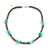 Minimalist Geometric Turquoise Coconut Shell Irregular Beaded Men'S Jewelry Set