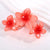 Women'S Minimalist Flower Plastic Stoving Varnish Hair Claws