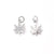 1Pc/Package 13.5X10.5Mm Hole 3~3.9Mm Copper Zircon Rose Gold Plated White Gold Plated Gold Plated Maple Leaf Polished Pendant