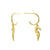 1 Pair 925 Sterling Silver Parrot Drop Earrings