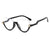 Minimalist Classic Style Solid Color Pc Butterfly Frame Half Frame Optical Glasses