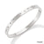 Fashion Circle 304 Stainless Steel 16K Gold Plated White Gold Plated Gold Plated Zircon Stainless Steel Bracelets In Bulk