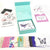 Sweet Cartoon Character Flower Butterfly Coated Paper Holiday Banquet Party Card