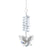 Elegant Minimalist Butterfly Artificial Crystal Suncatcher Wind Chime Wall Art