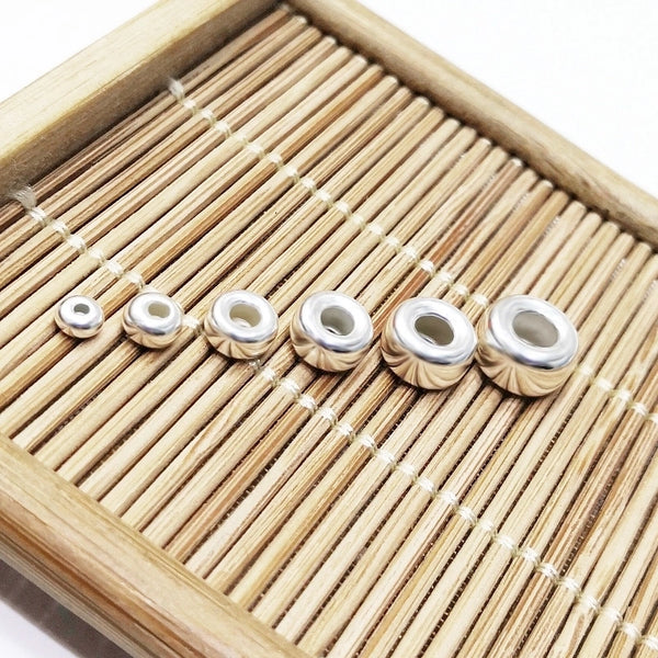 1 Piece 925 Sterling Silver Solid Color Jewelry Accessories