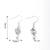 1 Pair/Package 34X18Mm 35X18Mm 36X18Mm Copper White Gold Plated Leaves Heart Shape Crown Polished Hook Earring Findings Earring Findings