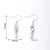 1 Pair/Package 34X18Mm 35X18Mm 36X18Mm Copper White Gold Plated Leaves Heart Shape Crown Polished Hook Earring Findings Earring Findings