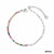 Modern Style Artistic Geometric 304 Stainless Steel Zircon 16K Gold Plated White Gold Plated Gold Plated Inlay Bracelets Anklet