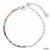 Modern Style Artistic Geometric 304 Stainless Steel Zircon 16K Gold Plated White Gold Plated Gold Plated Inlay Bracelets Anklet
