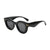 Vacation Commute Solid Color Pc Round Frame Full Frame Women'S Sunglasses