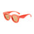 Vacation Commute Solid Color Pc Round Frame Full Frame Women'S Sunglasses