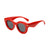 Vacation Commute Solid Color Pc Round Frame Full Frame Women'S Sunglasses