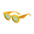 Vacation Commute Solid Color Pc Round Frame Full Frame Women'S Sunglasses