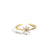 Brass 14K Gold Plated White Gold Plated Plating Flower Daisy Open Rings