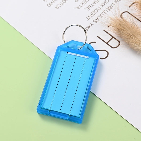 100 Pieces Plastic Key Card Rental Color Number Card Key Artifact Label Management Can Be Marked Card Key Chain Key Ring