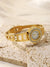Elegant Solid Color Quartz Women'S Watches