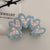 Women'S Cute Sweet Korean Style Color Block Heart Shape Arylic Hair Claws