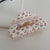 Women'S Cute Sweet Korean Style Color Block Heart Shape Arylic Hair Claws