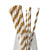 100 Pieces Birthday Fashion Stripe Paper Straw 1 Piece