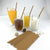 100 Pieces Birthday Fashion Stripe Paper Straw 1 Piece