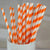 100 Pieces Birthday Fashion Stripe Paper Straw 1 Piece