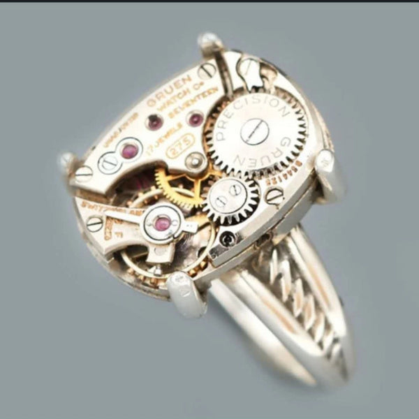 Minimalist Solid Color Metal Plating Men'S Rings