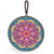 Factory Supply Thermal Transfer Printing 17Cm Mandala Ceramic Heat Insulation Pot Mat Home Pot Mat European Style