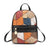 Geometric Color Block School Daily Shopping Women'S Backpack
