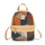Geometric Color Block School Daily Shopping Women'S Backpack