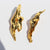 1 Pair Minimalist Cool Style Ig Style Geometric Brass 24K Gold Plated Ear Studs