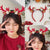 Christmas Christmas Wind Christmas Women'S Christmas Bell Flakes Elk Headdress