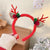 Christmas Christmas Wind Christmas Women'S Christmas Bell Flakes Elk Headdress