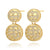 1 Pair Modern Style Classic Style Star Heart Shape Plating Inlay Copper Zircon Drop Earrings